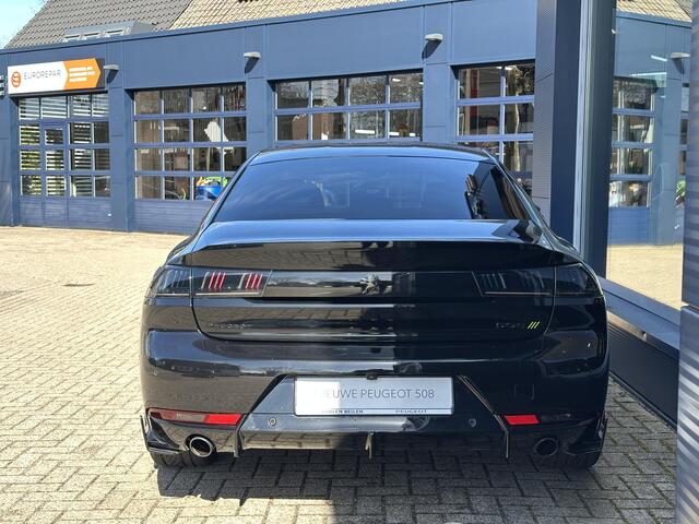 Peugeot 508 1.6 HYbrid Peugeot Sport Engineered | PSE Sport Uitvoering | 360 PK | 4x4 Aandrijving | FOCAL Audio | 360 Graden Camera | 20" Lichtmetalen Velgen | Sportonderstel | Alcantara -Lederen Bekleding | Elektrische Stoelverstelling | Navigatie | Keyless Entry | 