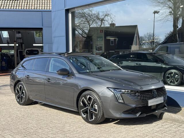 Peugeot 508 SW 1.6 HYbrid 225 PK GT | Facelift Model | Meest Complete Uitvoering | Slechts 8.000 KM | Volledig Lederen Bekleding | Glazen Panorama Schuif-/Kanteldak | Stoelverwarming & Massage | Plug-In Hybride Automaat | Night Vision | 360 Graden Camera | Navigatie 