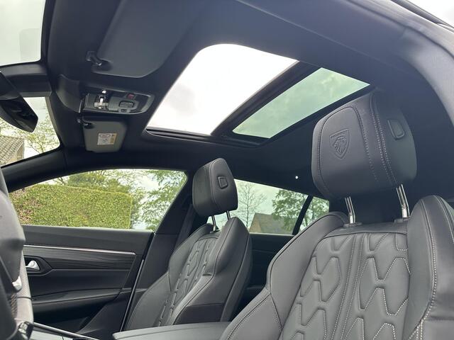 Peugeot 508 SW 1.6 HYbrid 180 GT | Facelift Model | Meest Complete Uitvoering | Volledig Lederen Bekleding | Glazen Panorama Schuif-/Kanteldak | Stoelverwarming & Massage | Plug-In Hybride Automaat | 360 Graden Camera | Navigatie | Climate Control | Adaptieve Cruise 