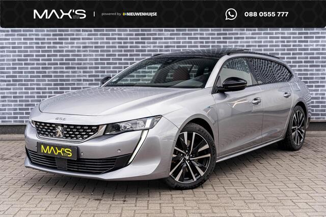Peugeot 508 SW 1.6 HYbrid 225 GT | Panoramadak | Nappaleder | Stoelmassage | Stoelverwarming | Night Vision | HiFi Focal Audio | Elektrische Achterklep | Keyless Entry | Navigatie | Apple Carplay | Android Auto | Alarm | Plug-in Hybrid (PHEV)