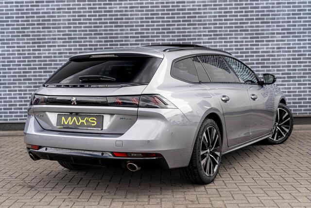 Peugeot 508 SW 1.6 HYbrid 225 GT | Panoramadak | Nappaleder | Stoelmassage | Stoelverwarming | Night Vision | HiFi Focal Audio | Elektrische Achterklep | Keyless Entry | Navigatie | Apple Carplay | Android Auto | Alarm | Plug-in Hybrid (PHEV)