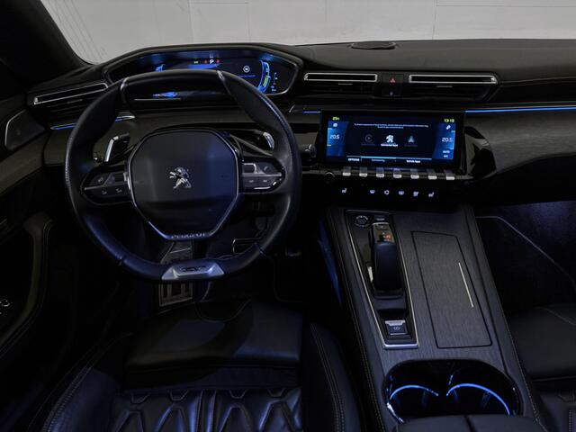 Peugeot 508 SW BWJ 2021 | 1.6T 181PK HYbrid GT AUTOMAAT | LEER | CLIMA | NAVI | STOEL VERW | EL STOELEN | LED | DONKER GLAS | CARPLAY |