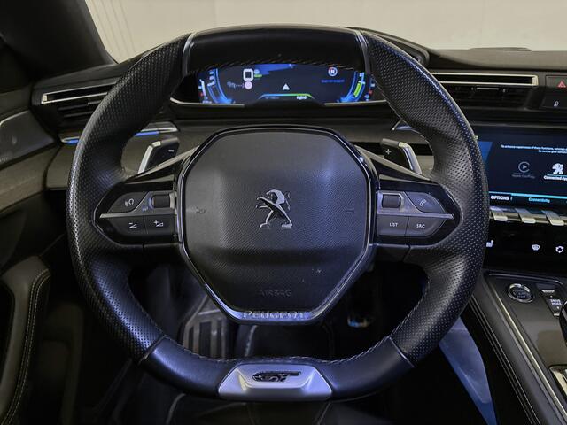 Peugeot 508 SW BWJ 2021 | 1.6T 181PK HYbrid GT AUTOMAAT | LEER | CLIMA | NAVI | STOEL VERW | EL STOELEN | LED | DONKER GLAS | CARPLAY |