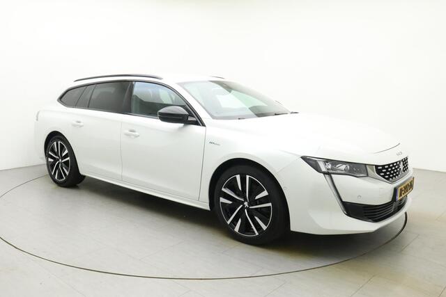 Peugeot 508 SW 1.6 HYbrid GT | Nieuwe tractiebatterij | 225pk | 18" LM Velgen | Camera | Dodehoek Detectie | Full LED | Lane Assist | Navigatie | Afneembare trekhaak