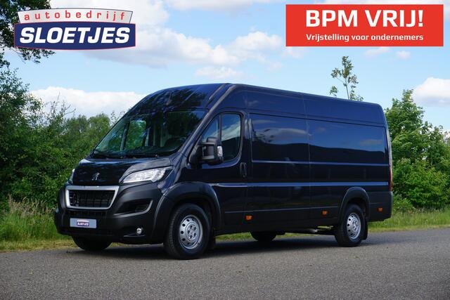 Peugeot BOXER 2.2 BlueHDi 165 L4H2 Zwaar 3.5t Topstaat |Camera |Betimmering |Trekhaak |Cruise |Navi |Climate control |EURO6 |3500 KG |Metallic |165 pk |1e eigenaar |BPM vrij