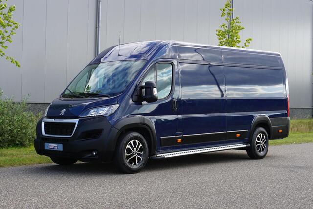 Peugeot BOXER 435 2.0 BlueHDI L4H2 Premium Blauw |1e eigenaar |BPM vrij |EURO6 |Mooie camperbasis |Extra lang |Camera |Cruise |Navi |Airco |Trekhaak |3500 KG