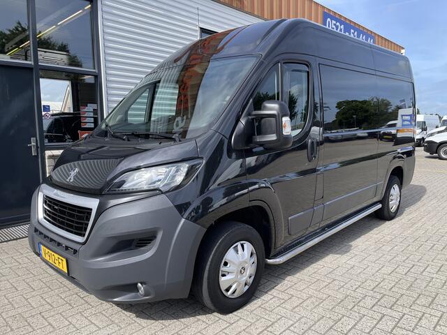 Peugeot BOXER 330 2.0 BlueHDI 130pk L2H2 Premium Pack DC 6 persoons / vaste prijs rijklaar ¤ 16.950 ex btw / lease vanaf ¤ / zwart metallic / airco / cruise / navigatie / trekhaak / camera / euro 6