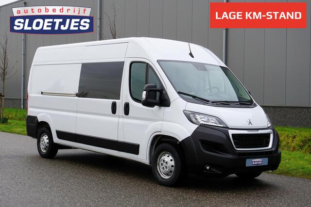 Peugeot BOXER 2.2 BlueHDi 140 L3H2 3.5t Topstaat |Betimmering |BPM voordeel |Cruise |Camera |Navi |Climate control |Parkeersensoren |Carplay |Android auto |Bluetooth |DAB+ |Lederen stuurwiel