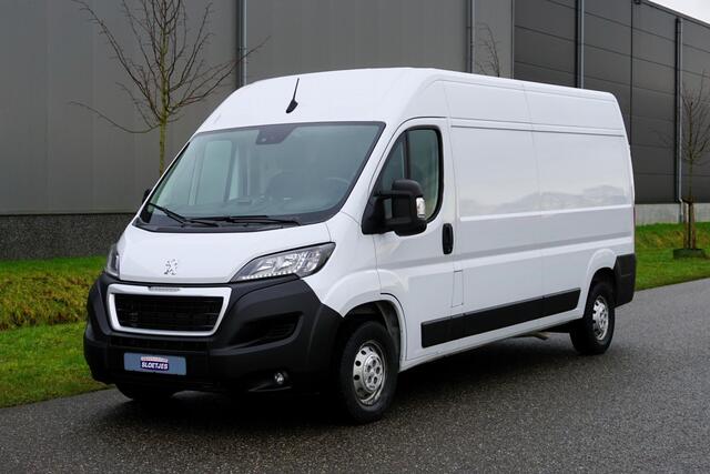 Peugeot BOXER 2.2 BlueHDi 140 L3H2 3.5t Topstaat |Betimmering |BPM voordeel |Cruise |Camera |Navi |Climate control |Parkeersensoren |Carplay |Android auto |Bluetooth |DAB+ |Lederen stuurwiel