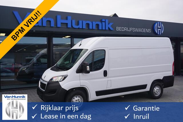Peugeot BOXER 35 2.2 140PK L2H2 BPM VRIJ!! Apple CP / Android A, Airco, Cam, 270° Deur!! NR. J417*