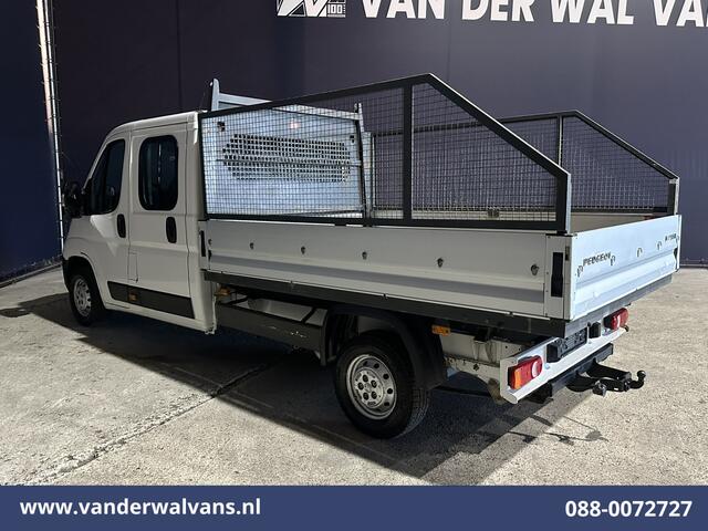 Peugeot BOXER 2.0 BlueHDI 130pk Pick up Dubbel Cabine Open laadbak Euro6 Airco | 7-Zits | Trekhaak | Navigatie