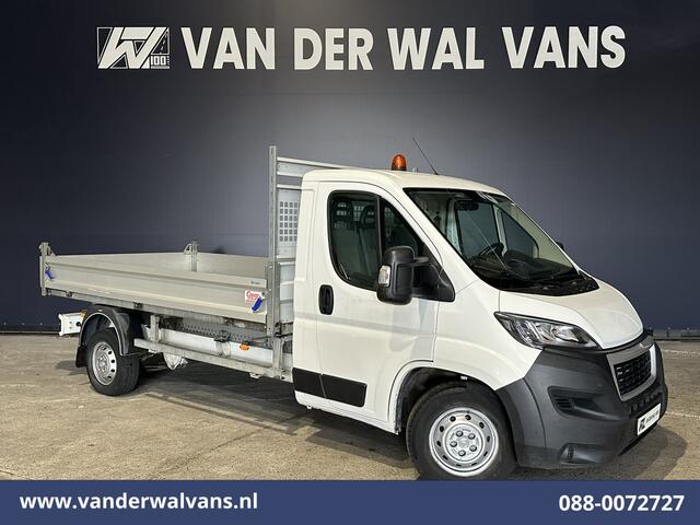 Peugeot BOXER 2.2 BlueHDi 140pk Kipper Open Laadbak Euro6 Bijrijdersbank Bluetooth telefoonvoorbereiding