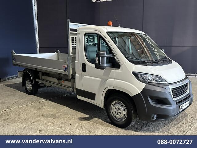 Peugeot BOXER 2.2 BlueHDi 140pk Kipper Open Laadbak Euro6 Bijrijdersbank Bluetooth telefoonvoorbereiding