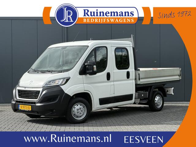 Peugeot BOXER 2.0 BlueHDI 131 PK EURO 6 / PICK UP / 7-PERS DUBBELE CABINE / AIRCO / TREKHAAK / 2500 KG AHG