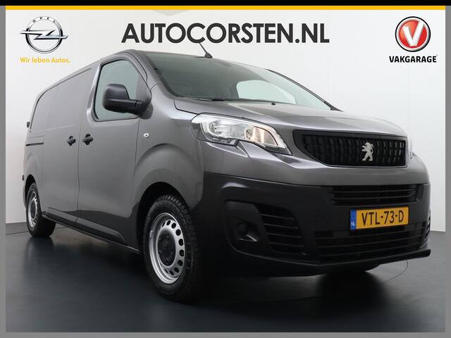 Peugeot EXPERT 1.5HDI 100 Premium Trekhaak Airco Bluetooth Cruise Control Regen/Lichtsensor Betonplex vloer Lat om Lat Schuifdeur Dealeronderhouden! Recent onderhoud gehad.