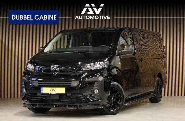 Peugeot EXPERT 2.0 BlueHDi 180PK L3 DC | 360 Camera | Lederen bekleding | CarPlay | Navigatie | Stoelverwarming | Stuurwielverwarming | Massage | Elek. stoel | Lane Assist | Dodehoek detector | Dubbel Cabine