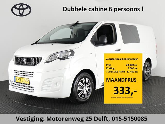 Peugeot EXPERT 2.0 BLUE HDI 120 L3 PREMIUM DUBBELE CABINE 6 PERSOONS 1e EIG. EURO 6