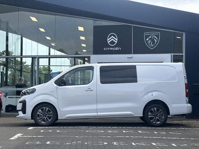 Peugeot EXPERT 2.0 BlueHDi 180 S&S L3 DC | Trekhaak | Parkeercamera/-sensoren | Navigatie | Keyless Entry/Start | Digitale binnenspiegel| Stuurverwarming | BLIS | Climate Controle | Cruise Control |