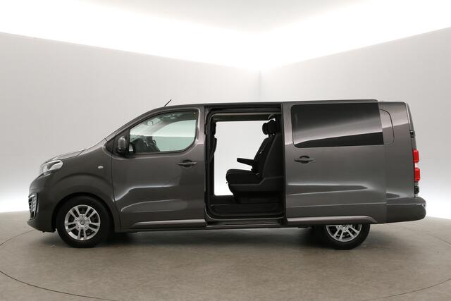 Peugeot EXPERT 231L 2.0 BlueHDI 177PK L3H1 | MARGE! | Dubbele Cabine | 5 Persoons | LED Airco 360Camera Cruise Carplay Trekhaak 2xSchuifdeur Navigatie PDC