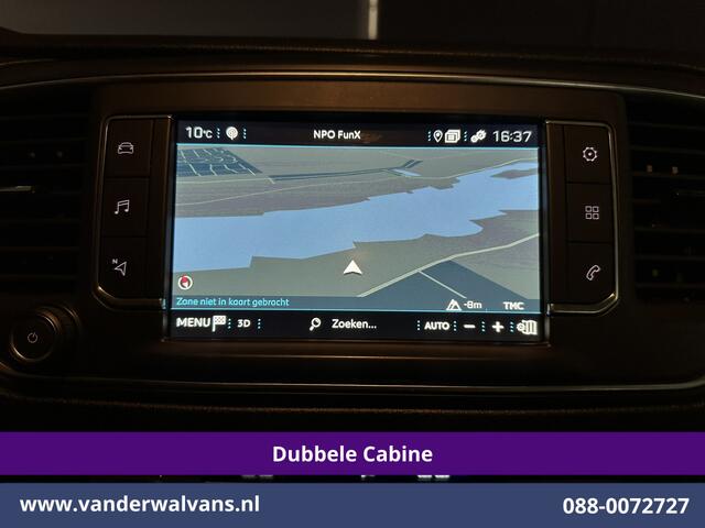 Peugeot EXPERT 2.0 BlueHDI 177pk Automaat L3H1 Dubbele cabine SPORT Euro6 Airco | 6-Zits | Leder | 2x Zijdeur Head up display, Navigatie, Camera, Apple Carplay, Android Auto, Xenon, LM velgen, Sidebars, Cruisecontrol, Trekhaak, Stoelverwarming, Parkeersensoren