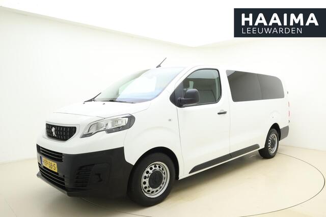 Peugeot EXPERT 2.0 BlueHDI Long Premium DC 120 PK | Handgeschakeld | 6-Zits | Trekhaak | Glaslook panelen | Airco | Navigatie | Cruise Control | Dealer onderhouden