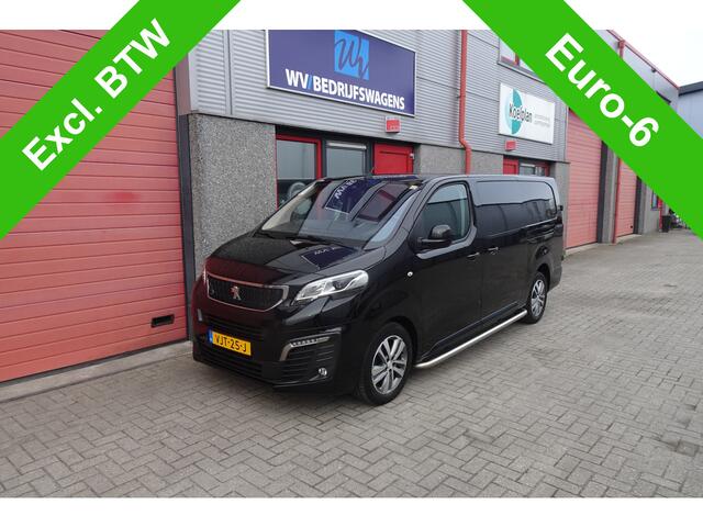 Peugeot EXPERT 2.0 BlueHDI 180 Long Asphalt DC 6 pers 2 x schuifdeur automaat