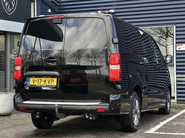 Peugeot EXPERT 2.0 BlueHDi 180pk S&S L3 DC | Dubbele schuifdeuren | Lederen bekleding | Stoelverwarming/-massage/-elektrische verstelling | Adaptive Cruise control | Standkachel | Trekhaak | Keyless Entry/Start | Digitale binnenspiegel | Apple Carplay/Android Auto | Par