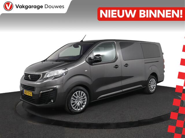 Peugeot EXPERT 2.0 BlueHDI 180 Long Asphalt DC | NAP | Automaat | Dubbele Cabine | 6zits | Schuifdeur links & rechts | Navi | HUD | Cruise | Carplay | Camera