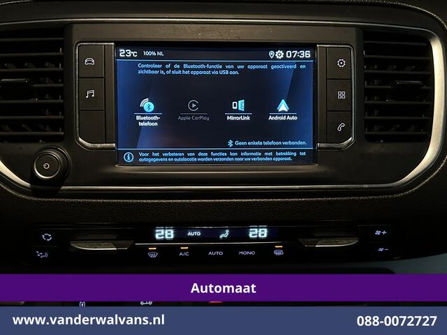 Peugeot EXPERT 2.0 BlueHDI 177pk Automaat L2H1 Euro6 Airco | Camera | Trekhaak | Android Auto Cruisecontrol, Parkeersensoren, Bijrijdersbank