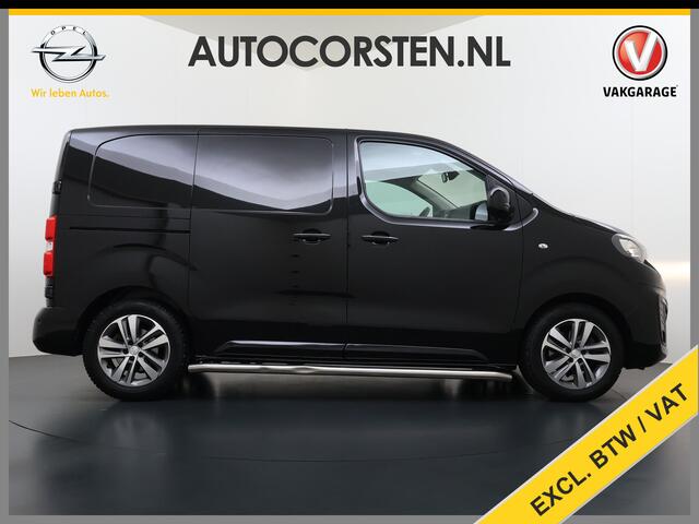 Peugeot EXPERT 2.0HDI Automaat 2XSchuifdeur 3-Pers. Adap.Cruise Head-Up 3D-Navi 360°Camera Apple Carplay Android Auto Airco Lmv Pdc Keyless DAB Sidebars Led Betonplex Vloer Wandbetimmering Euro 6 1e Eigenaar Origineel Nederlandse Bus