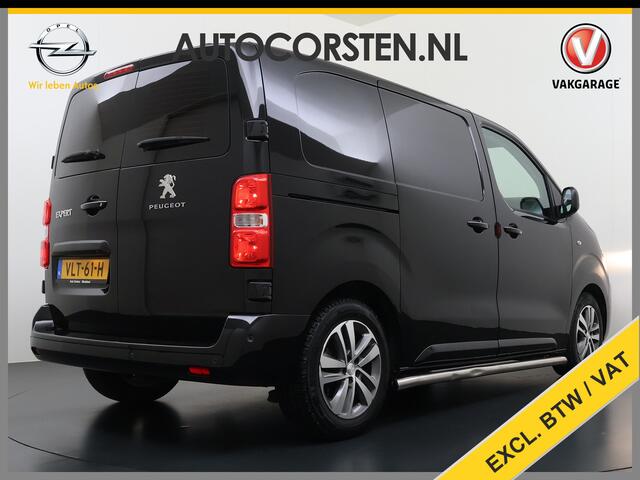 Peugeot EXPERT 2.0HDI Automaat 2XSchuifdeur 3-Pers. Adap.Cruise Head-Up 3D-Navi 360°Camera Apple Carplay Android Auto Airco Lmv Pdc Keyless DAB Sidebars Led Betonplex Vloer Wandbetimmering Euro 6 1e Eigenaar Origineel Nederlandse Bus