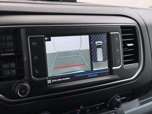 Peugeot EXPERT 2.0HDI Automaat 2XSchuifdeur 3-Pers. Adap.Cruise Head-Up 3D-Navi 360°Camera Apple Carplay Android Auto Airco Lmv Pdc Keyless DAB Sidebars Led Betonplex Vloer Wandbetimmering Euro 6 1e Eigenaar Origineel Nederlandse Bus
