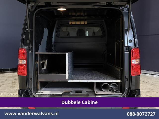 Peugeot EXPERT 2.0 BlueHDI 177pk Automaat L3H1 Dubbele Cabine Sport Euro6 Airco | 5-Zits | Camera | Navigatie | Apple Carplay | Xenon | 2x Zijdeur Cruisecontrol, Android Auto, LM Velgen, Dakrails, Sidebars, Spoiler, Elektrische Stoelbediening, Bumperkit, leder, Parkeersensoren, Achterklep