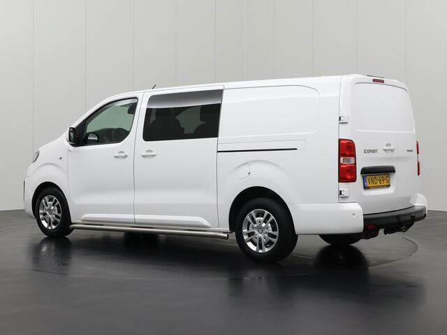 Peugeot EXPERT 2.0BlueHDI 120PK Long Asphalt Dubbele Cabine | 2xSchuifdeur | Navigatie | Camera | Airco | Cruise | Trekhaak