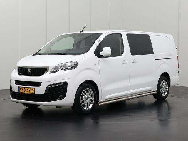 Peugeot EXPERT 2.0BlueHDI 120PK Long Asphalt Dubbele Cabine | 2xSchuifdeur | Navigatie | Camera | Airco | Cruise | Trekhaak