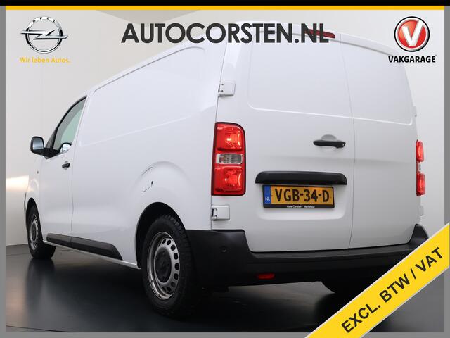 Peugeot EXPERT 1.5HDI 100PK L2 3-Persoons LIFT Euro 6 360°Camera Airco Apple Carplay Android Auto Navi Cruise Control Bluetooth Regen-Lichtsensor Betonplex Vloer Wandbetimmering Schuifdeur 1e Eigenaar Dealeronderhouden Origineel Nederlandse Auto