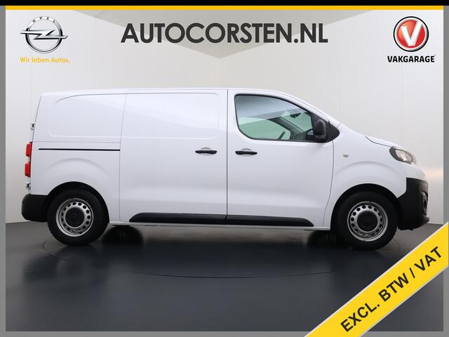 Peugeot EXPERT 1.5HDI 100PK L2 3-Persoons LIFT Euro 6 360°Camera Airco Apple Carplay Android Auto Navi Cruise Control Bluetooth Regen-Lichtsensor Betonplex Vloer Wandbetimmering Schuifdeur 1e Eigenaar Dealeronderhouden Origineel Nederlandse Auto