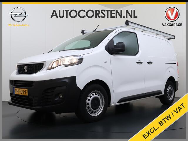 Peugeot EXPERT 2.0HDI 123PK 3-Persoons Euro 6 Imperiaal 2X Schuifdeur Trekhaak 360°Camera BlindSpot Assistent Apple Carplay Android Auto Cruise Control DAB Pdc Premium Betonplex Vloer Wandbetimmering Regen-Lichtsensor 2.500KG Trekgewicht 1e Eigenaar Origineel Nederlands