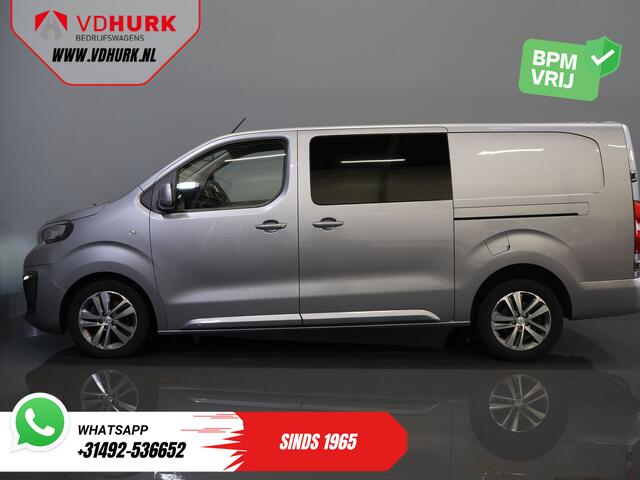 Peugeot EXPERT 2.0 HDI 180 pk Aut. DC Dubbel Cabine 2x Schuifdeur/ Carplay/ Stoelverw./ Climate/ Navi/ Camera/ Cruise/ 17'LMV/ PDC/ Trekhaak