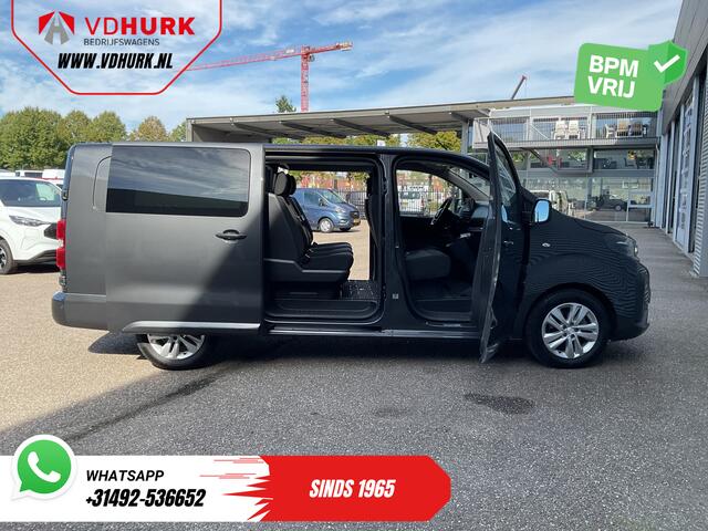 Peugeot EXPERT 2.0 HDi 145 pk DC Dubbel Cabine LED/ Carplay/ 2x Schuifdeur/ Virtual Cockpit/ Keyless/ Climate/ Camera/ 17'LMV/ PDC/ Afn.Trekhaak