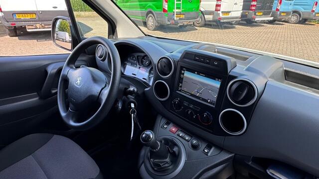 Peugeot PARTNER 1.6 HDI 55KW 75PK EURO 6 NAVIGATIE/ AIRCO/ CRUISE CONTROL/ PDC/