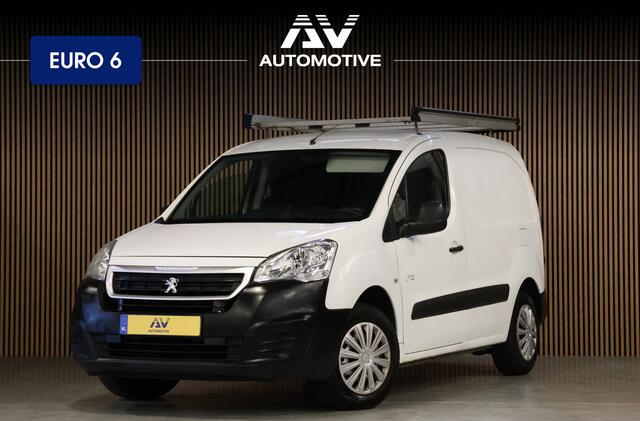 Peugeot PARTNER 120 1.6 BlueHDi 100 | Airco | Cruise control | PDC | Imperiaal | Elek. ramen | Bluetooth | MF Stuur | Houten vloer | NAP Logisch | NL Auto
