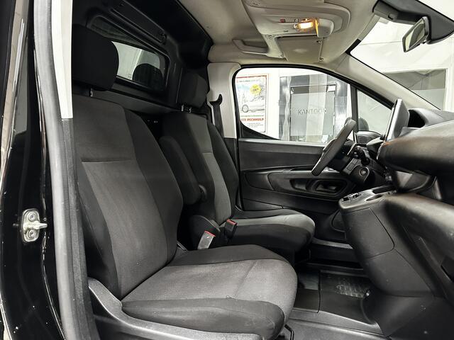 Peugeot PARTNER 1.5 BlueHDI Premium/ AUTOMAAT!/ Zij-Schuifdeur rechts/ Trekhaak/ Navi/ Apple + Android/ Airco/ Cruise/ Elek. pakket/ Isofix/ Bluetooth/ Armsteun/ Multi. Stuur/ Mistl./ PDC/ Dagrijverl.