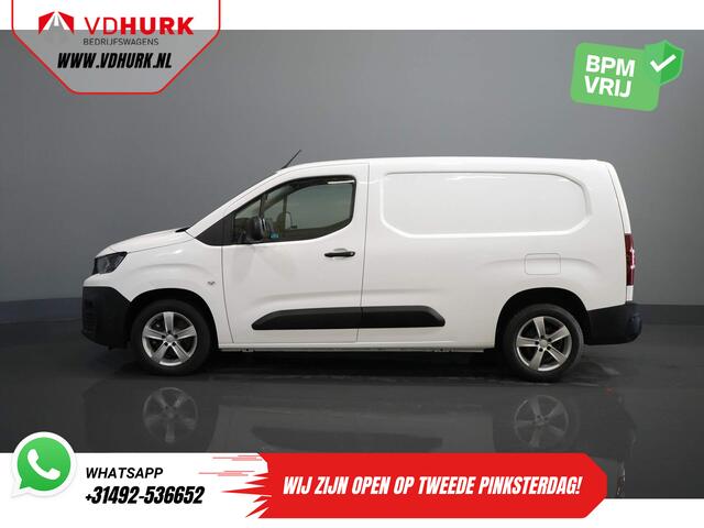 Peugeot PARTNER 1.5 HDI 130 pk Aut. L2 Long 3pers./ Standkachel/ Stoelverw./ Carplay/ Camera/ PDC/ LMV/ Cruise/ Trekhaak/ Airco