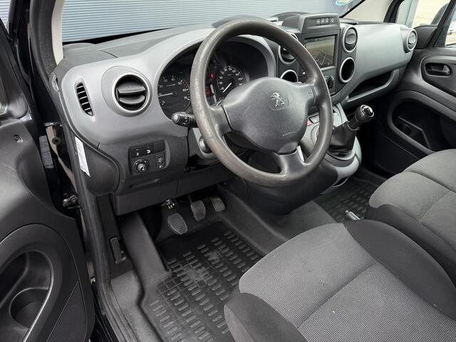 Peugeot PARTNER 120 1.6 BlueHDi 100 L1 Première ?LED DRL ?Navigatie ?Climate ?Cruise ?Schuifdeur Rechts ?Apple CarPlay & Android auto ?Parkeersensoren ?Trekhaak