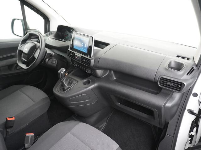 Peugeot PARTNER 1.5 BlueHDI Premium Euro 6 Navi PDC Apple Carplay Android Mirror-Link Airco Cruise Control Bluetooth Led PDC Connected services Betonplex Lat om Lat betimmering Schuifdeur Wifi 1e Eigenaar Euro 6