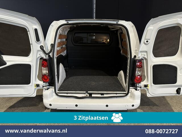 Peugeot PARTNER 1.6 BlueHDi L1H1 Euro6 Airco | 3-Zits | Navigatie | Apple Carplay | Cruisecontrol Parkeersensoren, zijdeur, bijrijdersbank