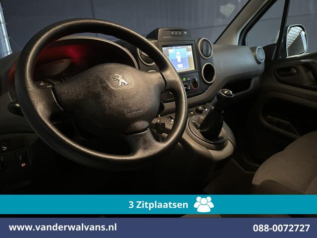 Peugeot PARTNER 1.6 BlueHDi L1H1 Euro6 Airco | 3-Zits | Navigatie | Apple Carplay | Cruisecontrol Parkeersensoren, zijdeur, bijrijdersbank