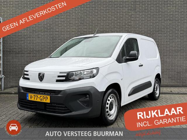 Peugeot PARTNER 1.5 BlueHDi 130 EAT8 S&S L1 Automaat, Trekhaak, Betimmering, Navigatie, Camera, Parkeersensoren voor en achter