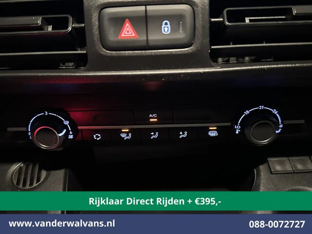 Peugeot PARTNER 1.5 BlueHDI 102pk L1H1 *Rijklaar Direct Rijden* Euro6 Airco | Apple Carplay | Cruisecontrol Zijdeur, Android Auto, Trekhaak